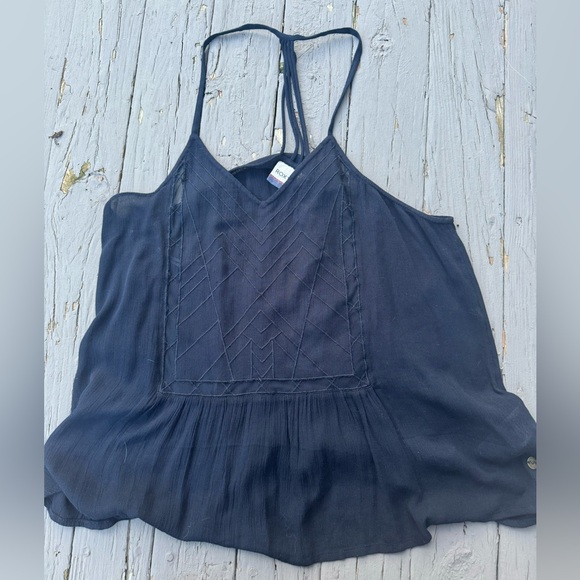 NWT • ROXY // STRAPPY TANK TOP - DEEP BLUE - Picture 2 of 9